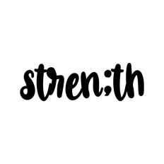 Strength Semicolon Mental Health Symbol