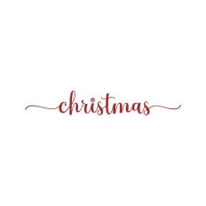 Christmas Words Text Antler Quote
