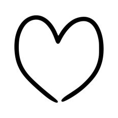 Hand Drawn Heart Sketch Doodle