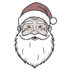 Santa Face Father Christmas Winter