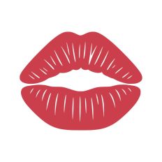 Lips Lipstick Stain Kiss Valentine's Day