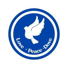 Love Peace Dove Circle