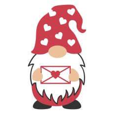Love Letter Gonk Gnome Love Heart Valentine's Day