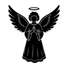 Angel Wings Halo Christmas Christian Jesus Religion Church