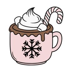 Hot Cocoa Christmas Festive Drink Winter