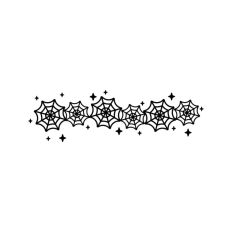 Halloween Spider Web Line