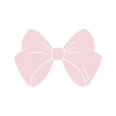 Pink Ribbon Bow Hair Girl Tied Knot