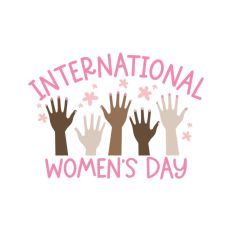 International Women's Day Quote Girl Power Feminist Hands