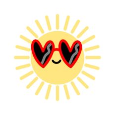 Sunshine Sunny Sun Summer Vacation Sunglasses