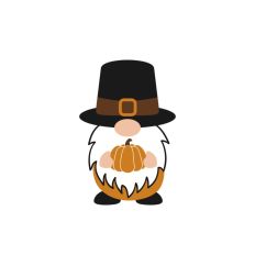 Fall Autumn Gonk Gnome With Pumpkin Thanksgiving