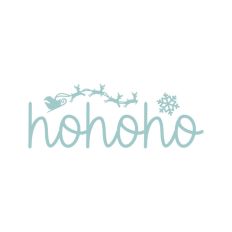 Ho Ho Ho Christmas Santa Quote Text Script