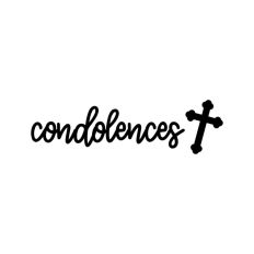Condolences Cross