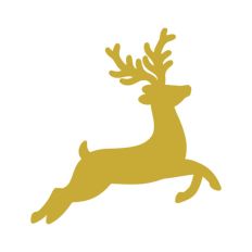 Deer Buck Stag Antlers Christmas Reindeer Winter Sleigh