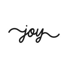 Joy Script Text Words Christmas