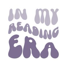 In My Reading Era Wavy Text Quote