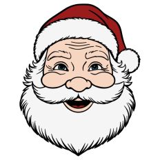 Santa Face Father Christmas Winter