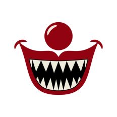 Clown Halloween Face Scary