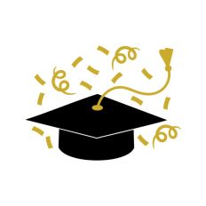 Graduation Cap Confetti 