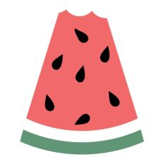 Bite Marks Watermelon Slice