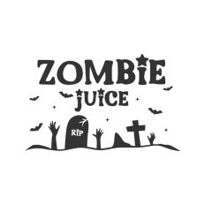 Zombie Juice Potion Bottle Label Halloween Witch