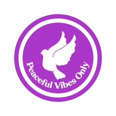 Peaceful Vibes Only Dove Circle