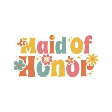 Maid Of Honor Groovy Bachelorette