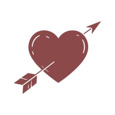 Arrow Heart Valentine's Day