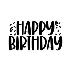 Happy Birthday Confetti