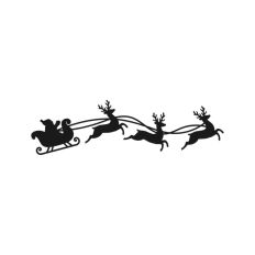 Christmas Santa Sleigh Reindeer Gifts Eve Winter