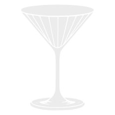 Ribbed Cocktail Martini Glass