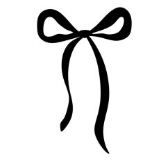 Ribbon Bow Hand Drawn Doodle