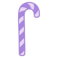 Candy Cane Christmas Gift Bow Food