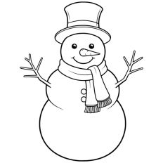 Happy Snowman Christmas Winter Snow