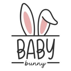 Baby New Born Easter Bunny Ears Family Quote Spring
