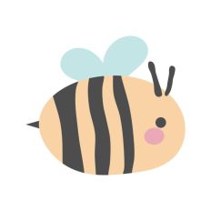 Cute Bee Buzzy Bumble Insect Quote Wasp