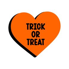 Trick Or Treat Halloween Heart
