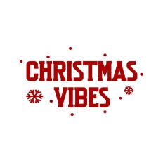 Christmas Vibes Winter Christmas Festive Quote Text Script