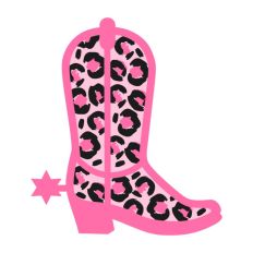 Leopard Print Cowgirl Cowboy Boot