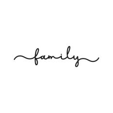 Family Script Fancy Text