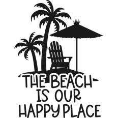 The Beach is Our Happy Place Summer Vacay 