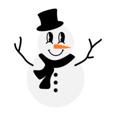 Snowman Winter Christmas Snow Carrot Nose