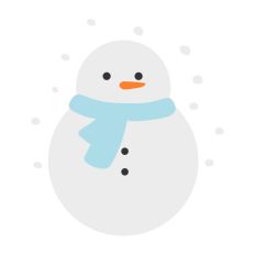 Snowman Winter Christmas Snow Carrot Nose