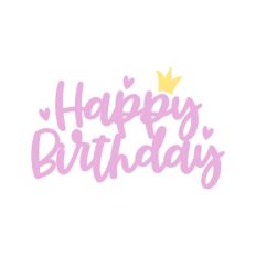 Happy Birthday Princess Crown