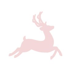Deer Buck Stag Antlers Christmas Reindeer Winter Sleigh