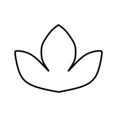 Lotus Flower Outline