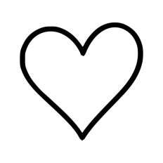 Hand Drawn Heart Sketch Doodle