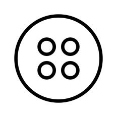 4 Hole Button Outline