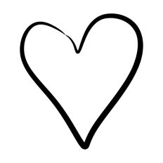 Heart Hand Drawn Doodle Sketch