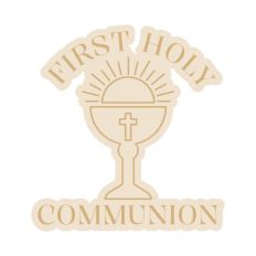 First Holy Communion Thin Line Drawing