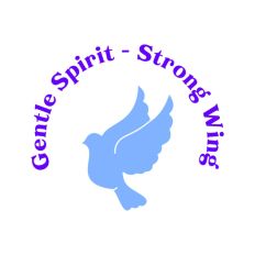 Gentle Spirit Strong Wings Dove Quote